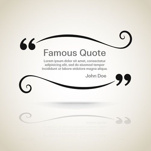 Text frames for quote vector 11 free download