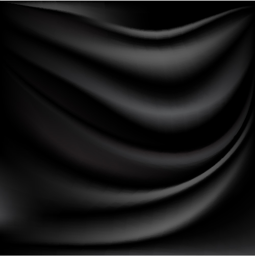 Black damask vector background free download