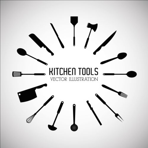 Kitchen tools vector illustration set 14 Vector Life free download