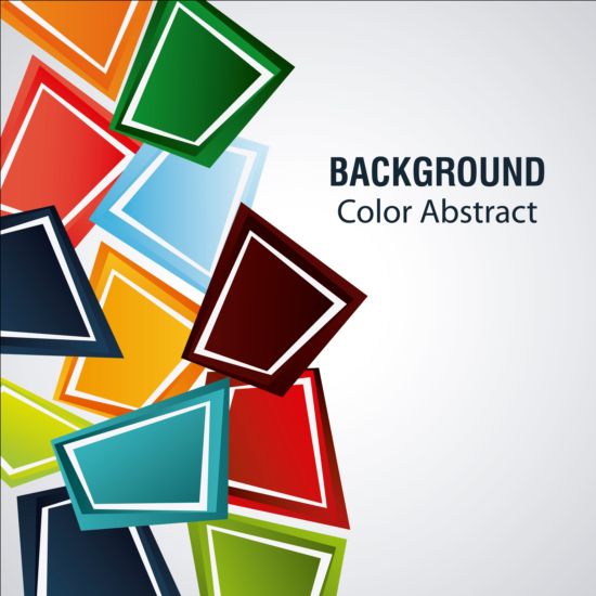 Colored modern background art vector free download