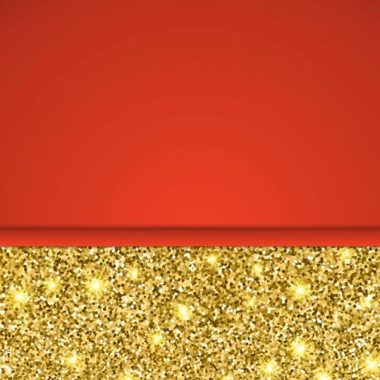 Gold with red background vectors Vector Background free download