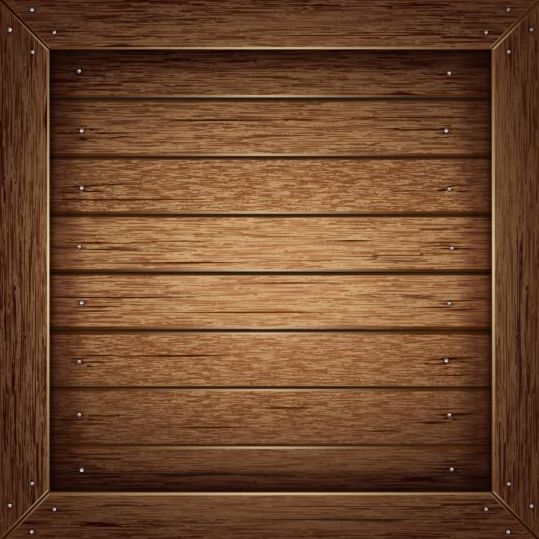 Wooden board frame vector material free download