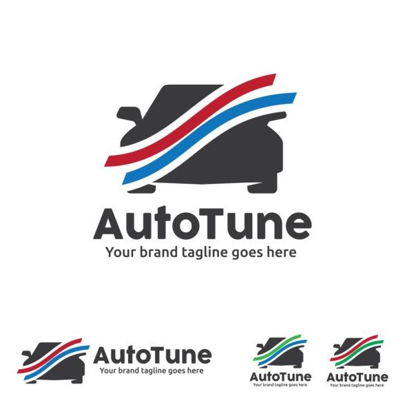 auto tune logo design vector Vector Car free download