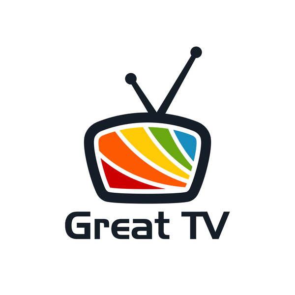 Great TV logo vector Vector Logo free download