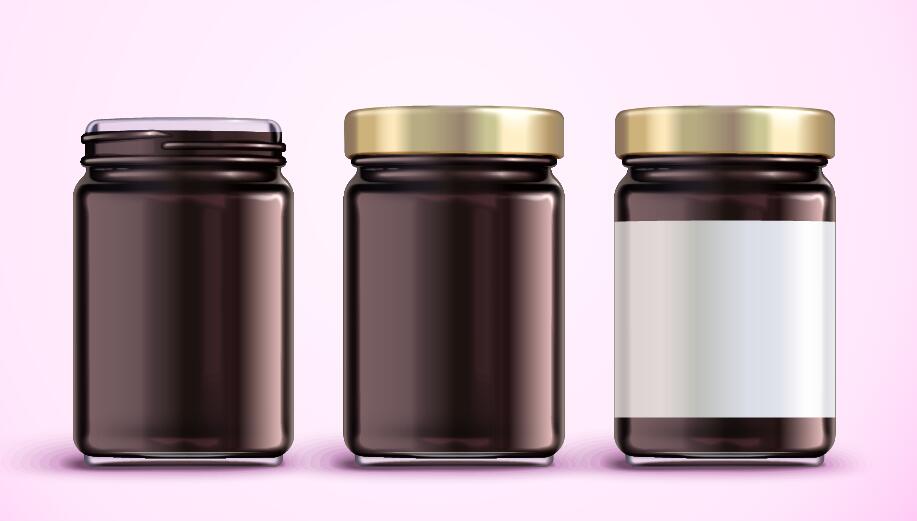 Jar package design vector free download