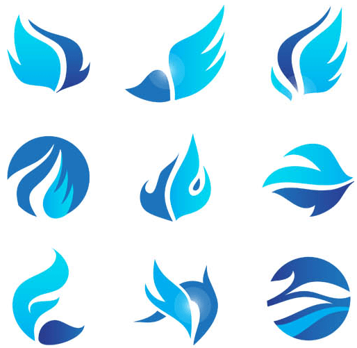Logo With Blue Background