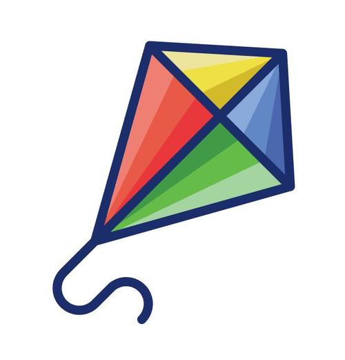 Kite cartoon vector free download