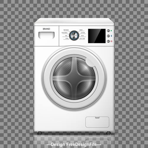 Household washing machine vector free download