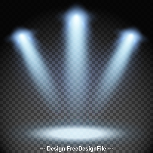 Stage light effects vector free download