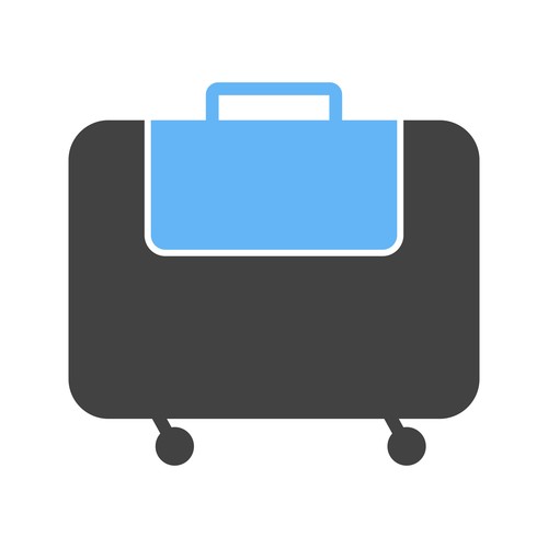 Suitcase Icons vector free download
