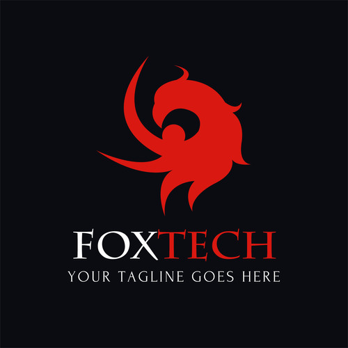 Abstract animal logo design vector free download