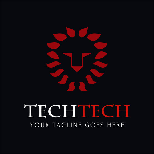 Logo With Red Background