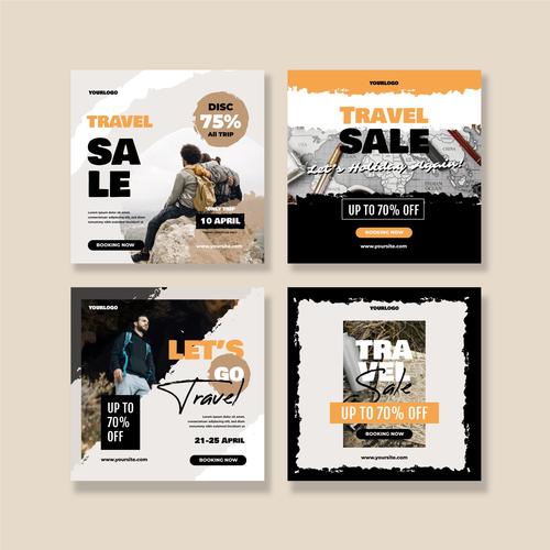 Poster design vector free download