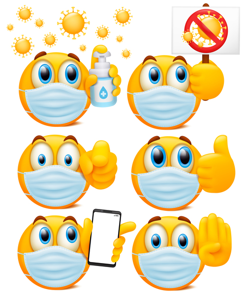 Emoji Mask Clip Art