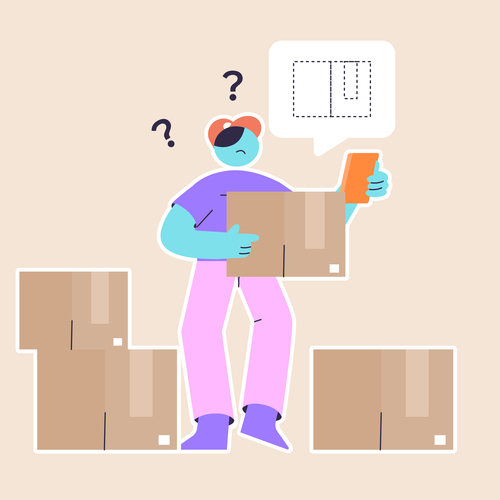 Found customer lost package vector free download