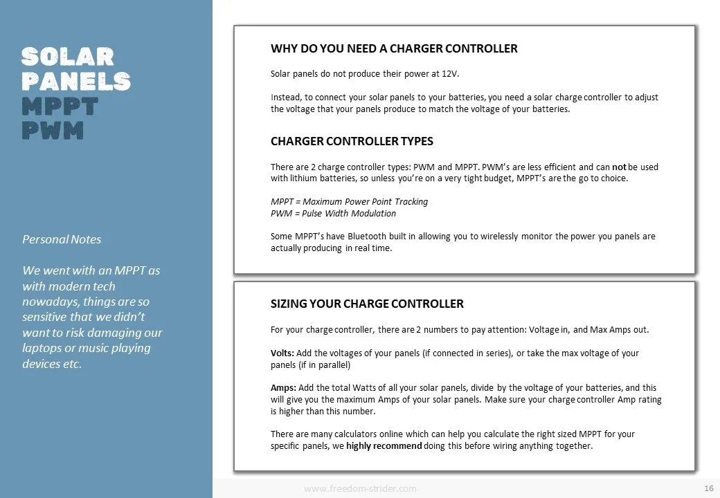 Simple Campervan Wiring Diagram 12V Electrics - Freedom Strider