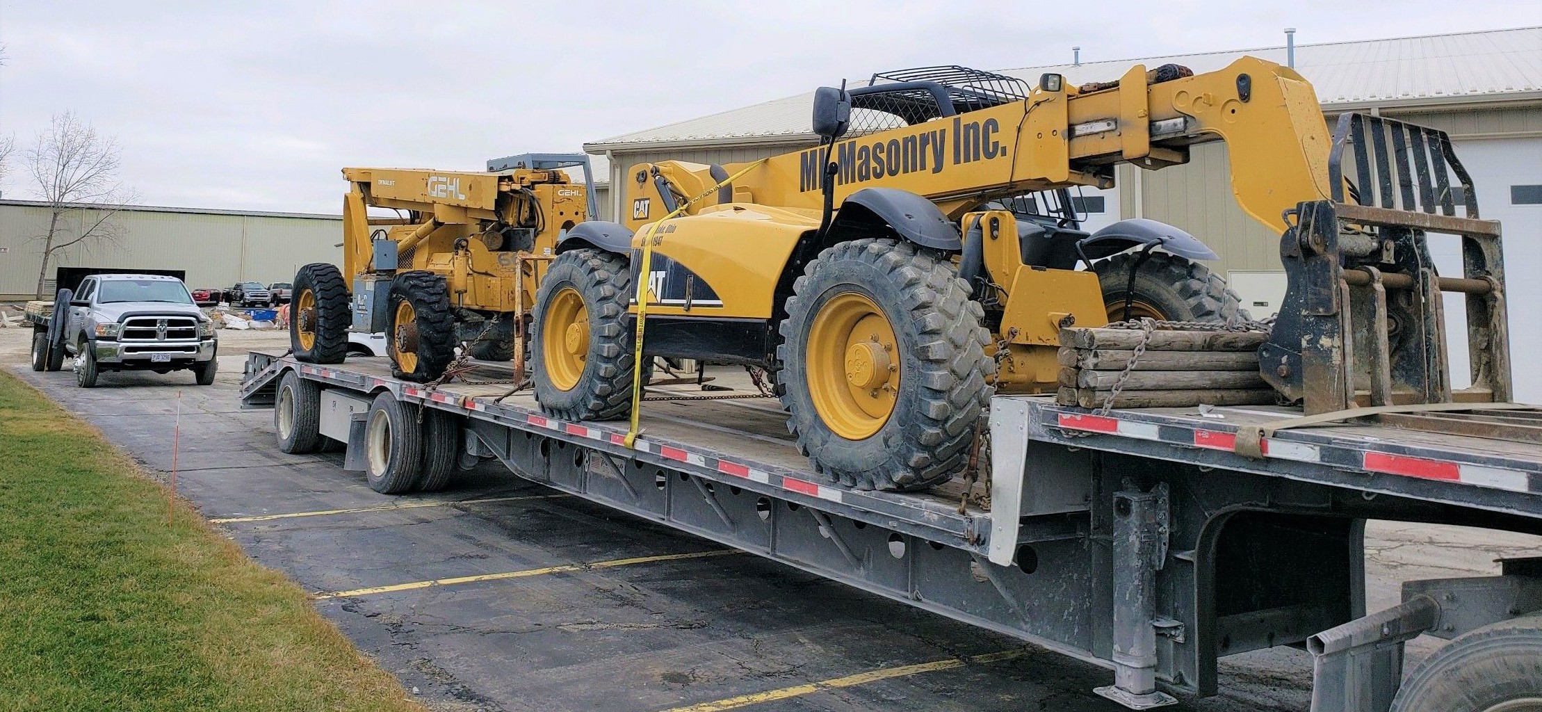 Trailer Boom Lift Transportation Services Freedom Heavy Haul