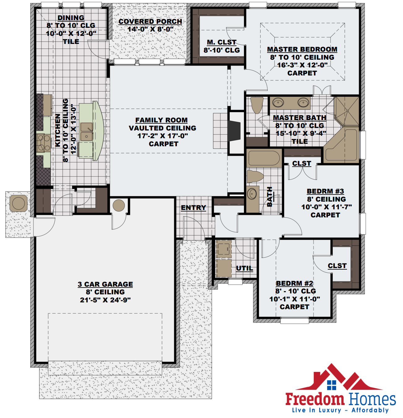 Tulsa Home Remodeling 1643 2 Car Freedom Homes OK