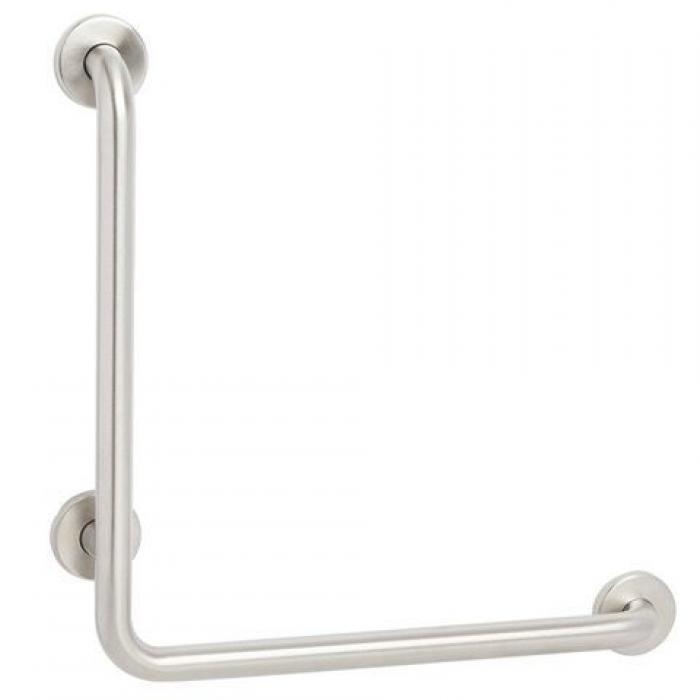 Freedom LShaped Grab Bar (36" x 36") Stainless Steel, Left Hand
