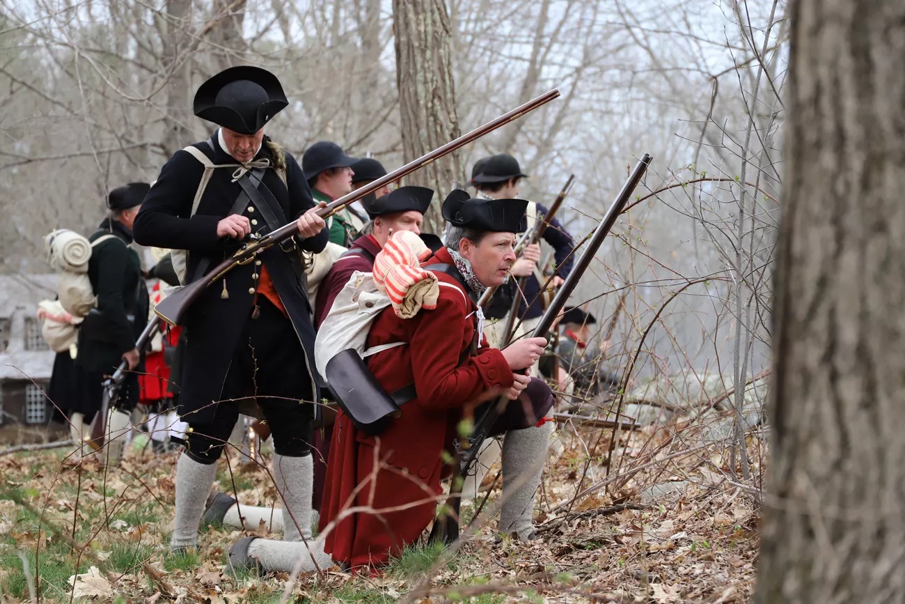 Patriots' Day 2024 Battle Road Tactical Demonstration Freedom's Way