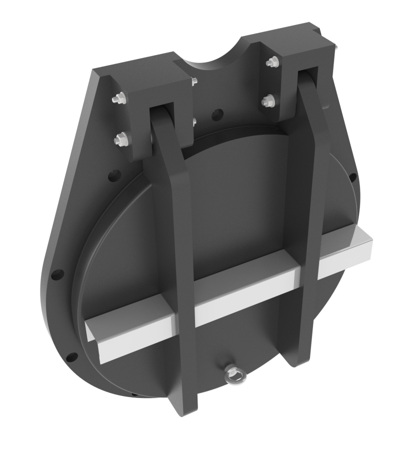 HDPE flap valve, wall mounted, Ø100 Ø2000 mm. ATKG Freedrain