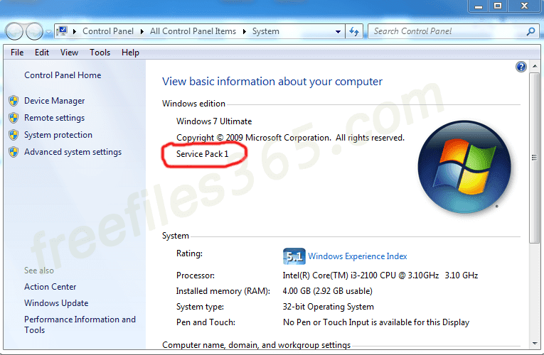 Download Windows 7 Service Pack 1 (SP1) Offline Installer Free