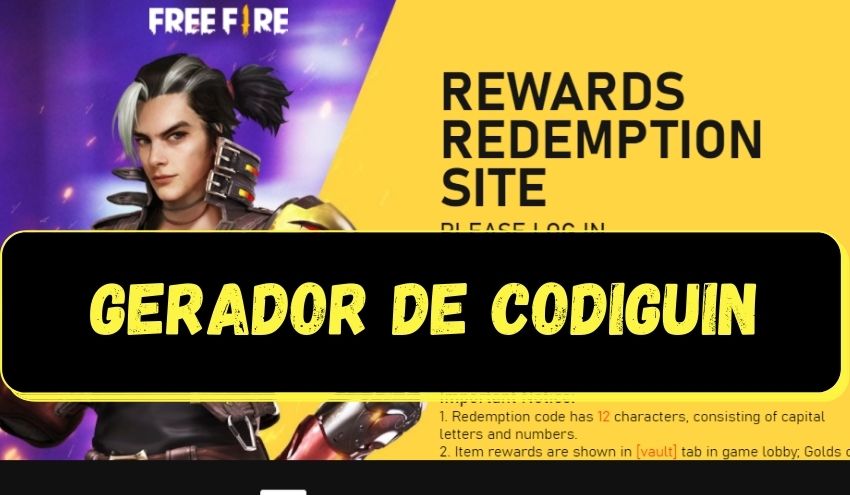 Gerador de Codiguin FF 2021 Consiga os Itens dos Sonhos FreeFireBR