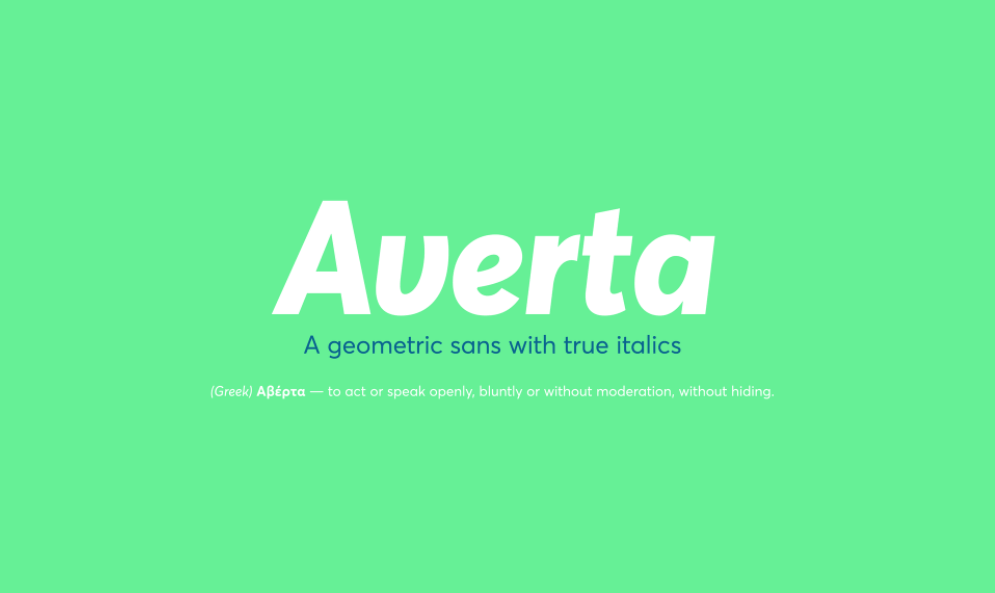 Averta Font Free Download