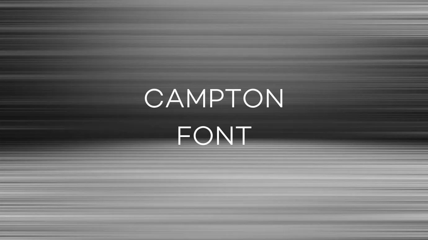 Campton Font Free Download