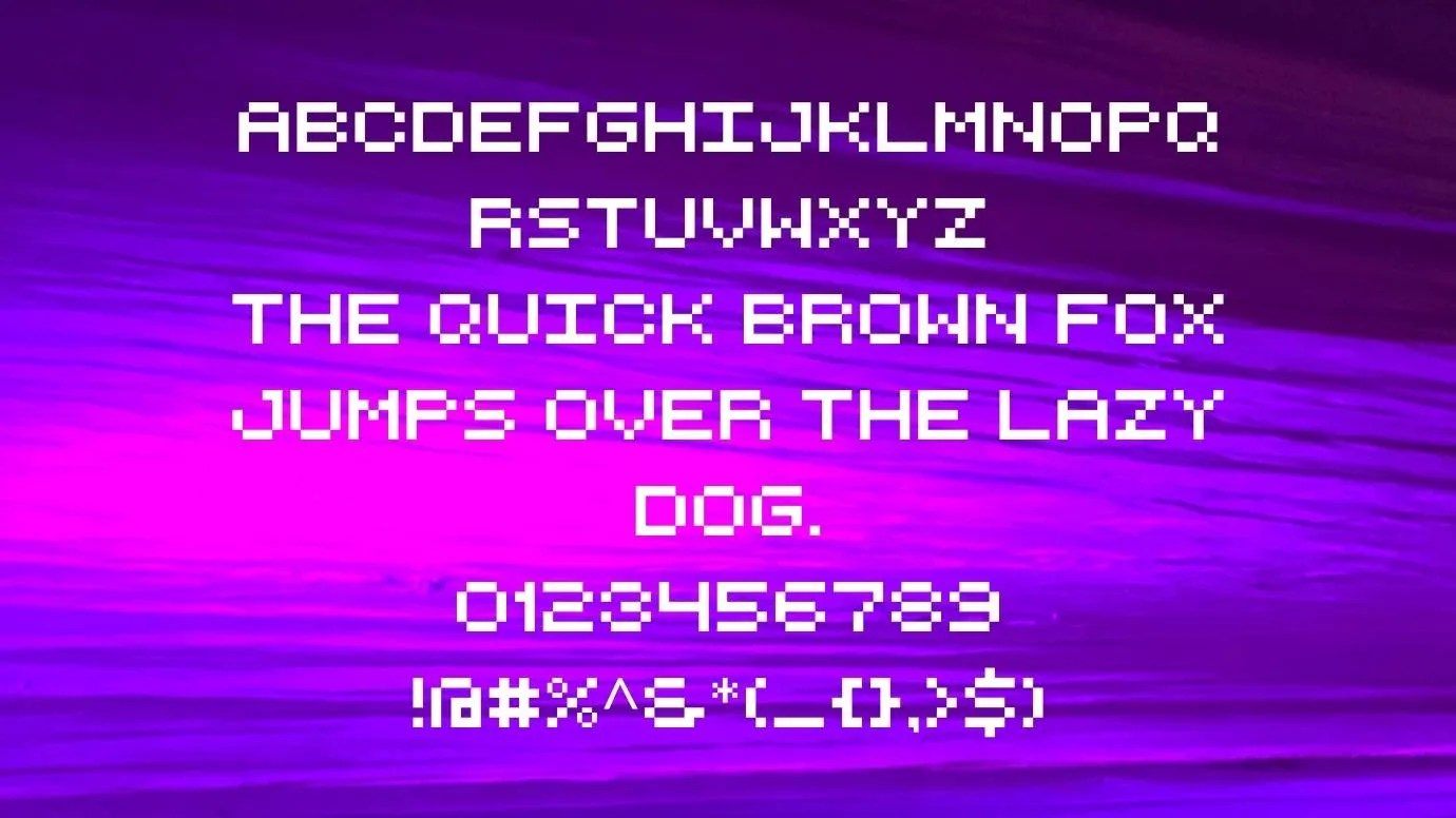 Retro Computer Font Free Download