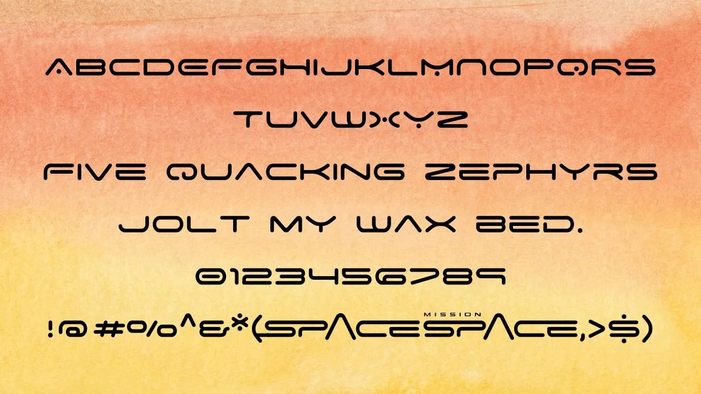 Space Age Font Free Download