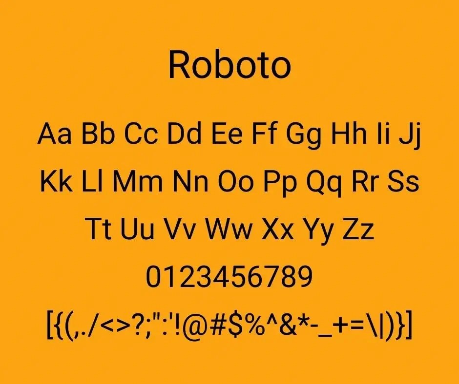 Roboto Font Download Free Free Fonts Lab