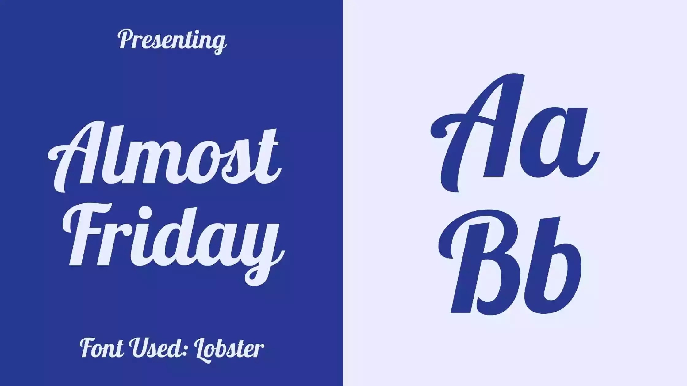 Almost Friday Font Download Free Free Fonts Lab