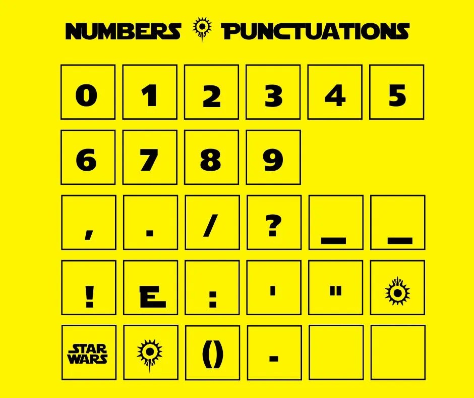 Star Wars Font Free Fonts Lab