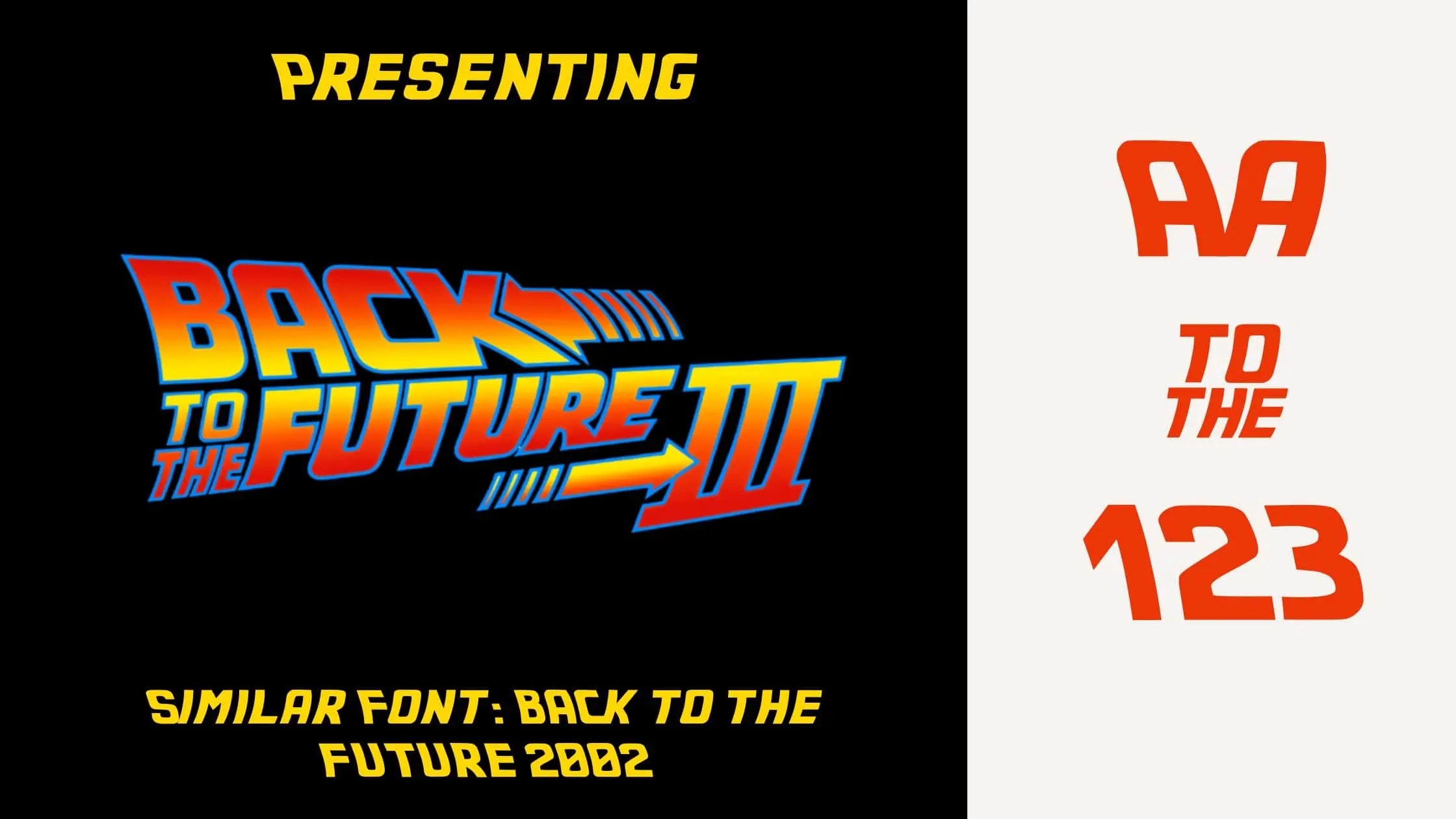Back To The Future Font Download Free Fonts Lab