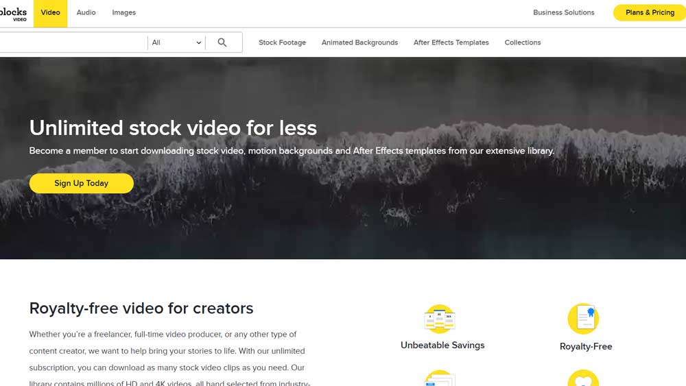 Check out the best paid video libraries Free for Video