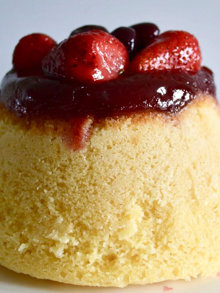 Steamed Jam Sponge Pudding (Gluten Free, Dairy Free)