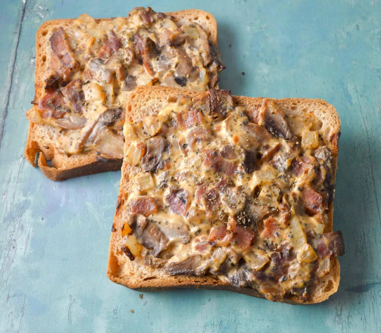 Bacon & Mushroom Toast Topper (Gluten & Dairy Free)