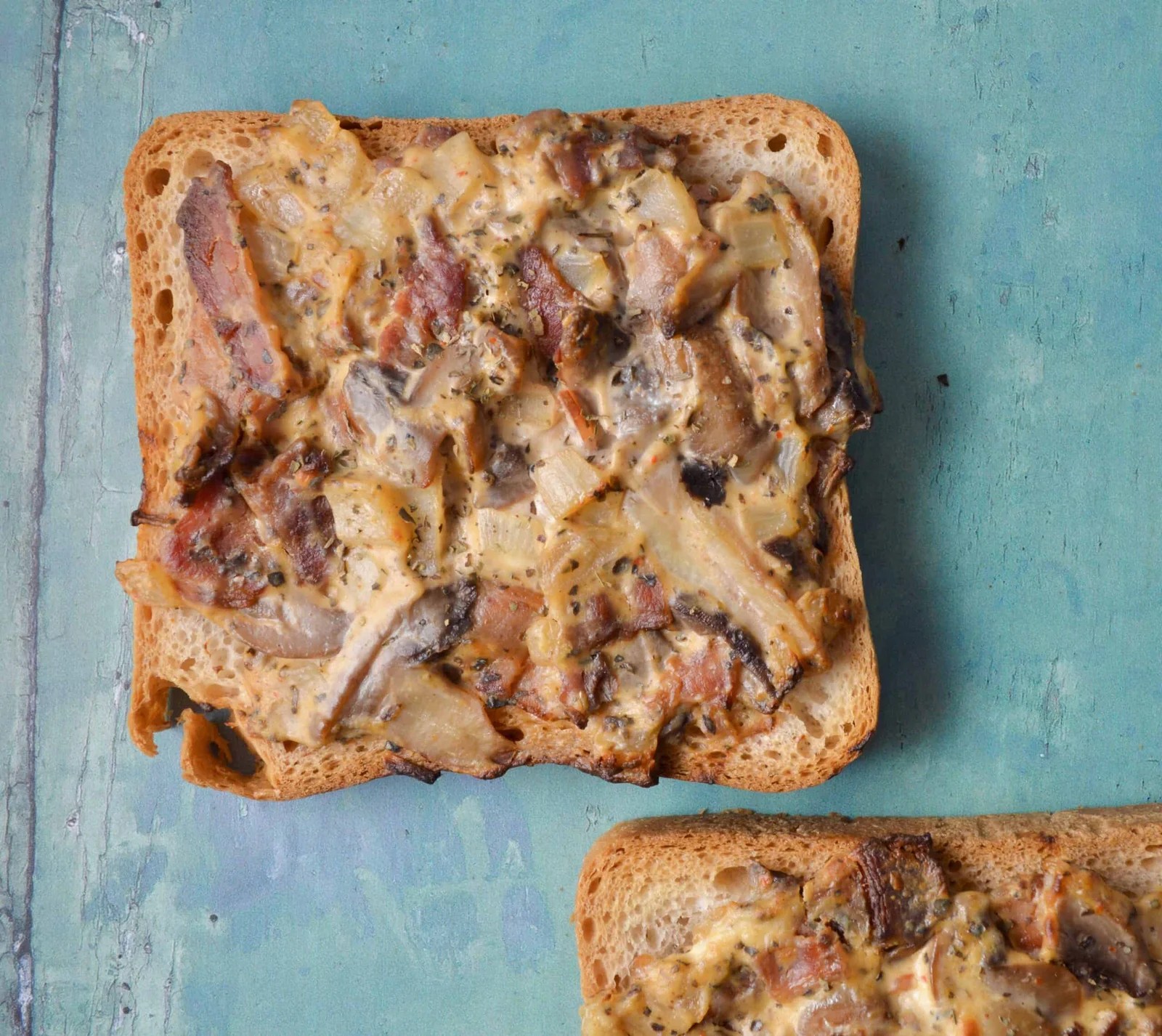 Bacon & Mushroom Toast Topper (Gluten & Dairy Free)