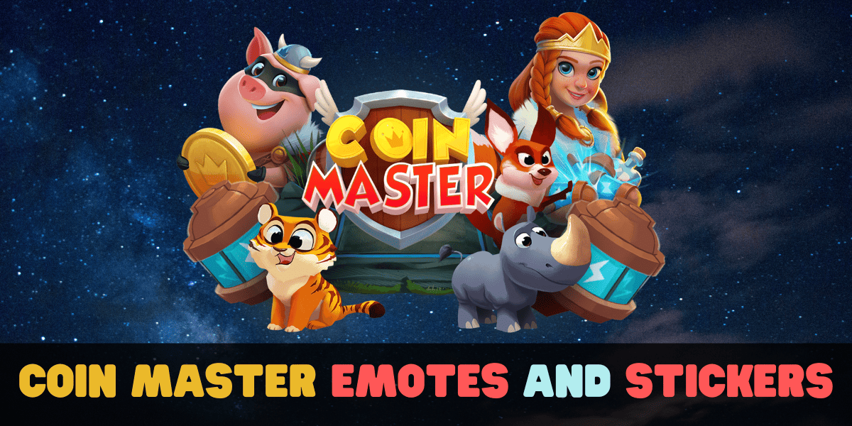 Coin Master Emotes And Stickers Collection For Team Chat