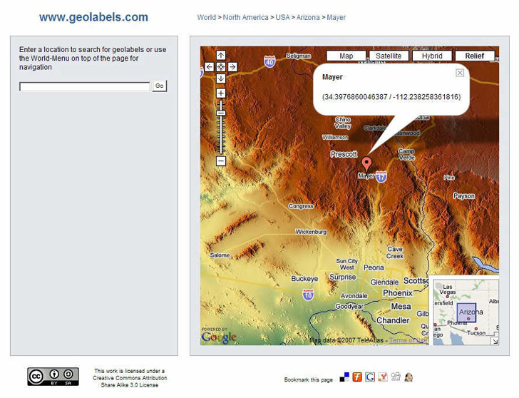 TerrainShaded Relief In Google Maps