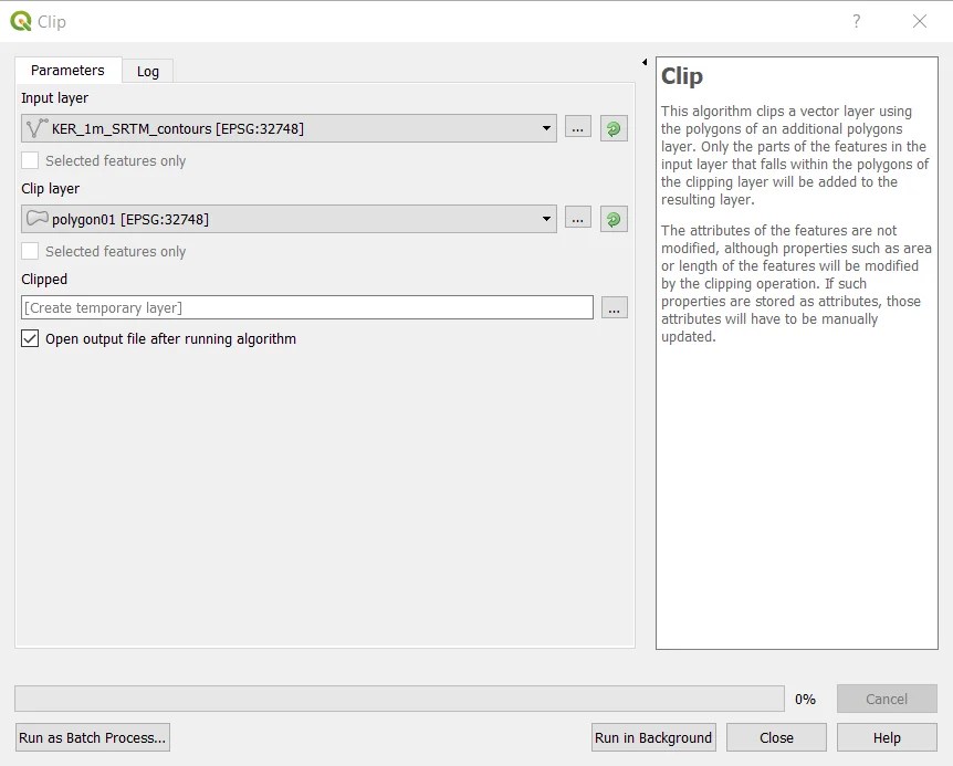 How to clip vector layer using Polygon on QGIS 3.0 GIS Tutorial