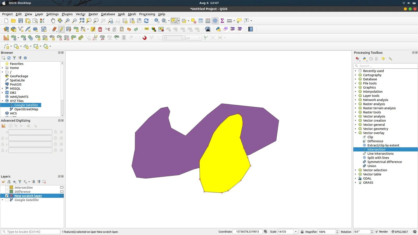 How to Clip Polygon with Another Polygon in QGIS GIS Tutorial