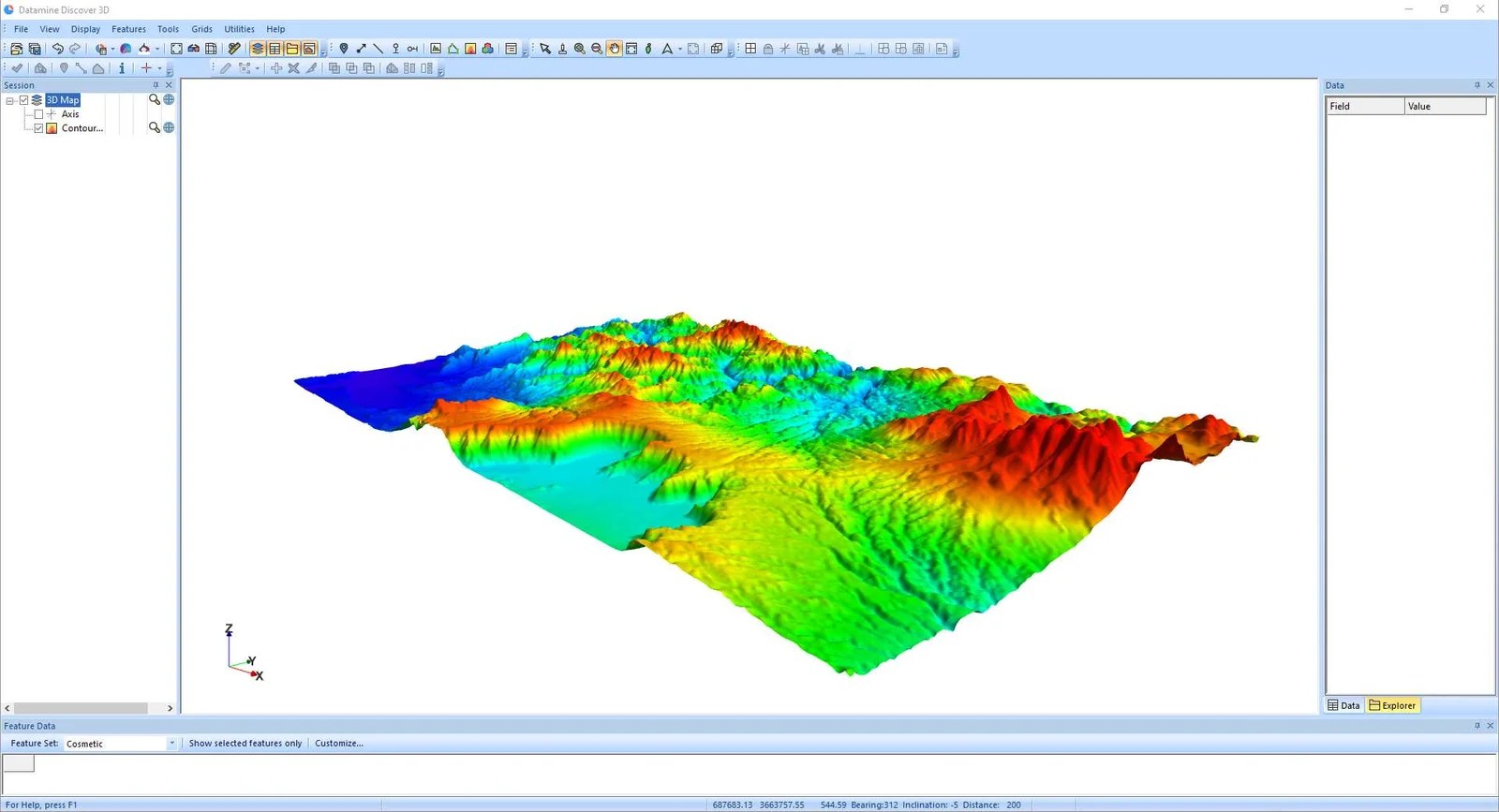 mapinfo3dsurface GIS Tutorial