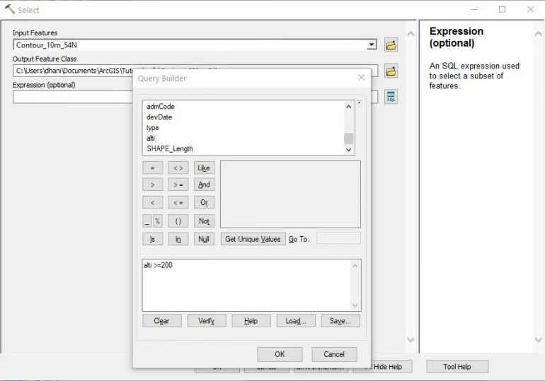 How to Extract Features from a Layer Using SQL Query in ArcMap GIS