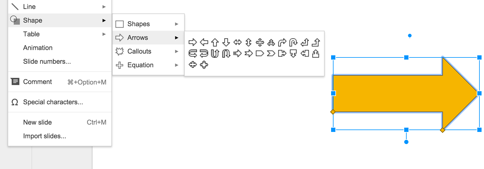 How to Insert Shapes in Google Slides Free Google Slides Templates