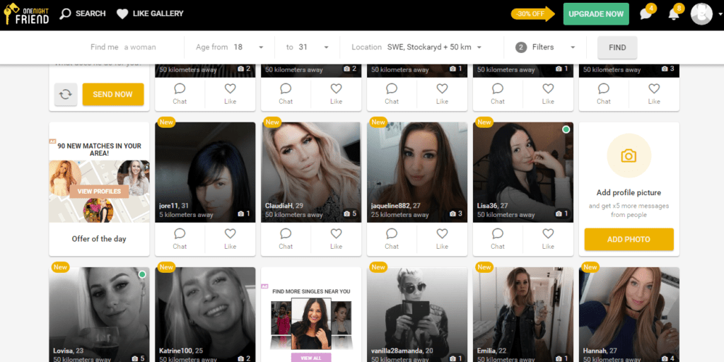 OneNightFriend Review UPDATED 2024 Free Hookups Sites