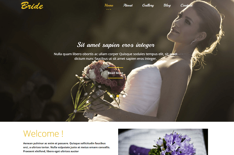 34 Best Free Wedding Html Website Templates 2019