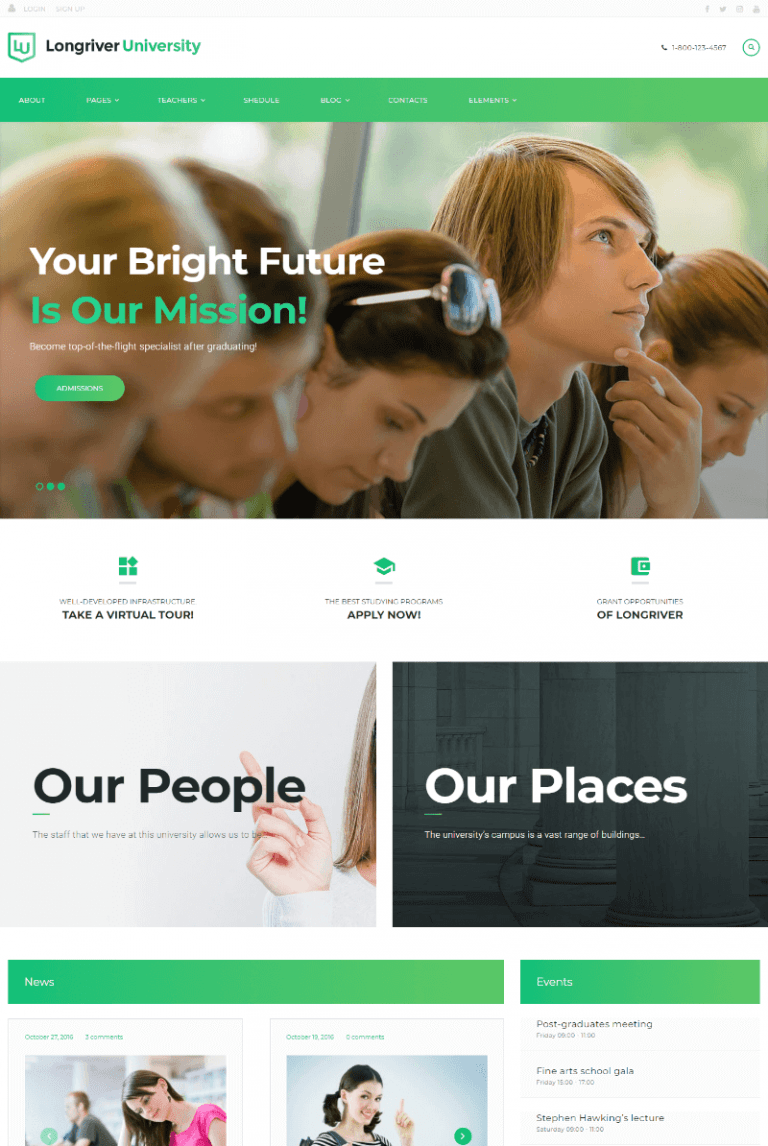 30+ Best Education WordPress Themes 2021 Free HTML Designs