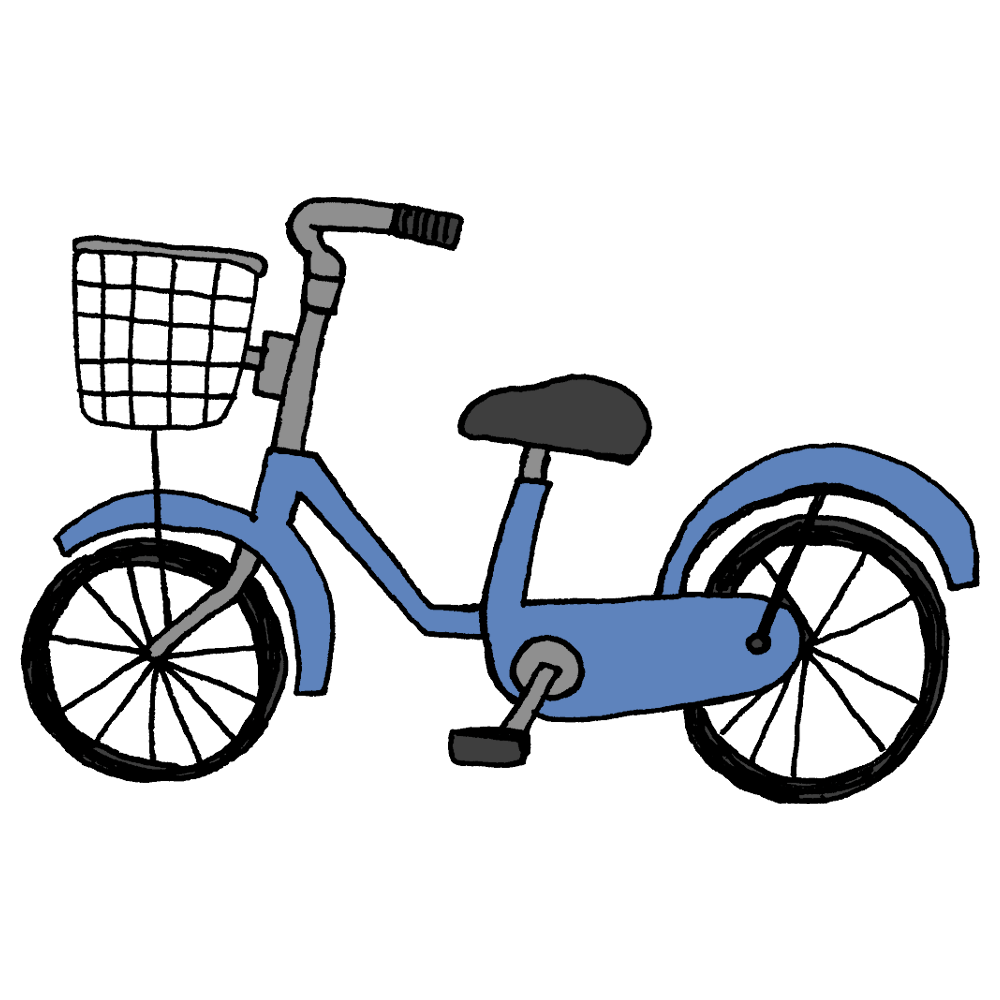 レトロな自転車（線画）イラスト - No: 2492523／無料イラストなら「イラストAc」 自転車のフリーイラスト | フリーイラスト・クラシック（フリクラ）